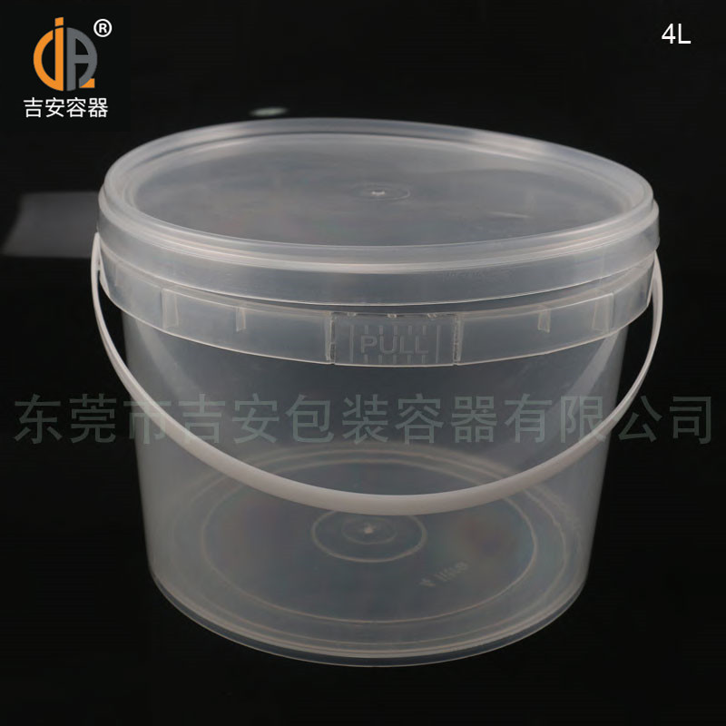 吉安容器4L透明食品桶产品细节